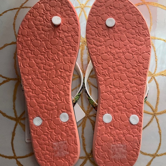NWT Roxy Portofino Floral Flip Flops Women’s 9 - Picture 7 of 7